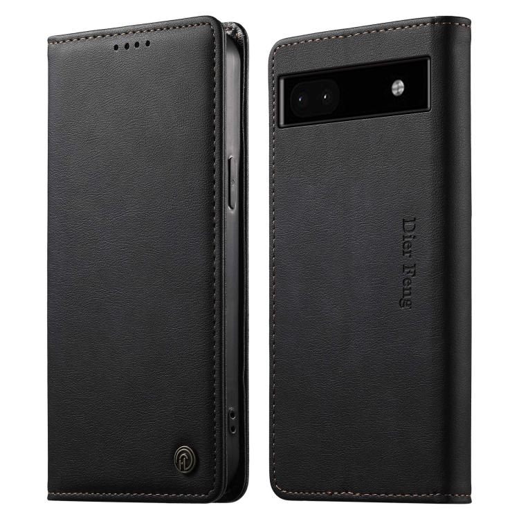 Dierfeng Metal Snap Magnetic RFID Vegan Leather Phone Case, For Google Pixel 11 Pro XL, For Google Pixel 11 / Pixel 11 Pro, For Google Pixel 10a, For Google Pixel 10 Pro XL / 9 Pro XL, For Google Pixel 10 / 10 Pro / 9 / 9 Pro, For Google Pixel 9a      ...