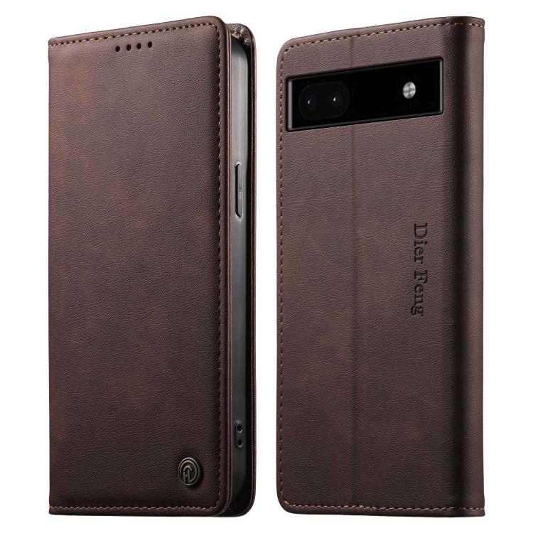 Dierfeng Metal Snap Magnetic RFID Vegan Leather Phone Case, For Google Pixel 11 Pro XL, For Google Pixel 11 / Pixel 11 Pro, For Google Pixel 10a, For Google Pixel 10 Pro XL / 9 Pro XL, For Google Pixel 10 / 10 Pro / 9 / 9 Pro, For Google Pixel 9a      ...