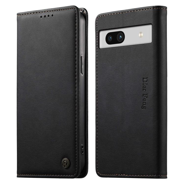 Dierfeng Metal Snap Magnetic RFID Vegan Leather Phone Case, For Google Pixel 11 Pro XL, For Google Pixel 11 / Pixel 11 Pro, For Google Pixel 10a, For Google Pixel 10 Pro XL / 9 Pro XL, For Google Pixel 10 / 10 Pro / 9 / 9 Pro, For Google Pixel 9a      ...