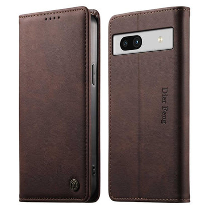 Dierfeng Metal Snap Magnetic RFID Vegan Leather Phone Case, For Google Pixel 11 Pro XL, For Google Pixel 11 / Pixel 11 Pro, For Google Pixel 10a, For Google Pixel 10 Pro XL / 9 Pro XL, For Google Pixel 10 / 10 Pro / 9 / 9 Pro, For Google Pixel 9a      ...