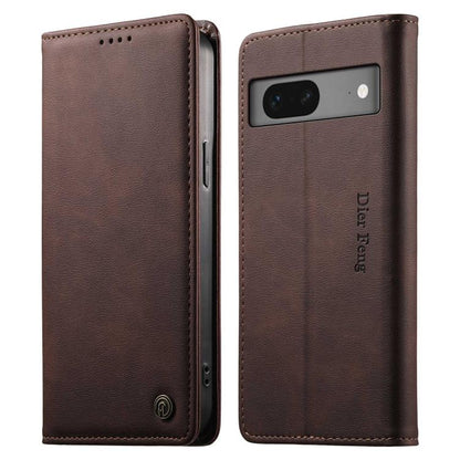 Dierfeng Metal Snap Magnetic RFID Vegan Leather Phone Case, For Google Pixel 11 Pro XL, For Google Pixel 11 / Pixel 11 Pro, For Google Pixel 10a, For Google Pixel 10 Pro XL / 9 Pro XL, For Google Pixel 10 / 10 Pro / 9 / 9 Pro, For Google Pixel 9a      ...