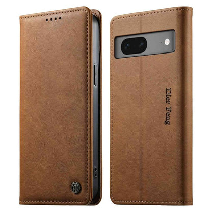 Dierfeng Metal Snap Magnetic RFID Vegan Leather Phone Case, For Google Pixel 11 Pro XL, For Google Pixel 11 / Pixel 11 Pro, For Google Pixel 10a, For Google Pixel 10 Pro XL / 9 Pro XL, For Google Pixel 10 / 10 Pro / 9 / 9 Pro, For Google Pixel 9a      ...