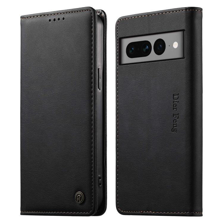 Dierfeng Metal Snap Magnetic RFID Vegan Leather Phone Case, For Google Pixel 11 Pro XL, For Google Pixel 11 / Pixel 11 Pro, For Google Pixel 10a, For Google Pixel 10 Pro XL / 9 Pro XL, For Google Pixel 10 / 10 Pro / 9 / 9 Pro, For Google Pixel 9a      ...