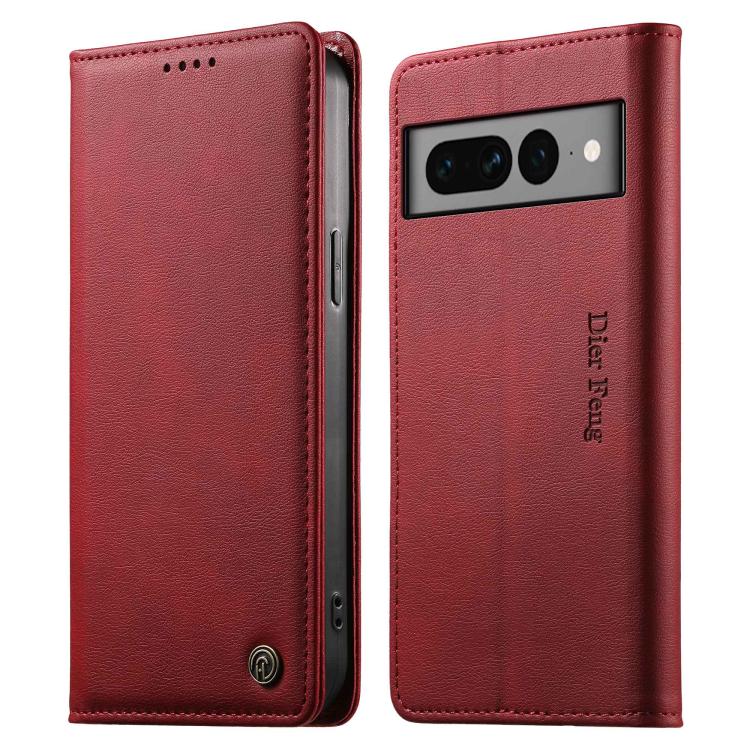 Dierfeng Metal Snap Magnetic RFID Vegan Leather Phone Case, For Google Pixel 11 Pro XL, For Google Pixel 11 / Pixel 11 Pro, For Google Pixel 10a, For Google Pixel 10 Pro XL / 9 Pro XL, For Google Pixel 10 / 10 Pro / 9 / 9 Pro, For Google Pixel 9a      ...