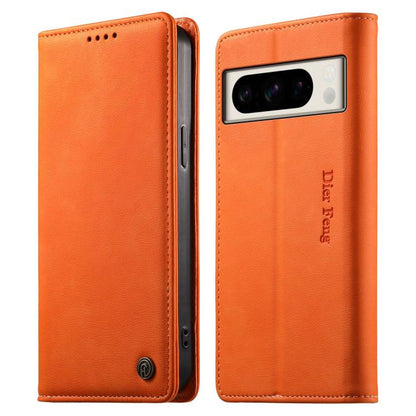 Dierfeng Metal Snap Magnetic RFID Vegan Leather Phone Case, For Google Pixel 11 Pro XL, For Google Pixel 11 / Pixel 11 Pro, For Google Pixel 10a, For Google Pixel 10 Pro XL / 9 Pro XL, For Google Pixel 10 / 10 Pro / 9 / 9 Pro, For Google Pixel 9a      ...