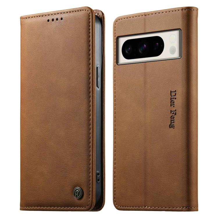 Dierfeng Metal Snap Magnetic RFID Vegan Leather Phone Case, For Google Pixel 11 Pro XL, For Google Pixel 11 / Pixel 11 Pro, For Google Pixel 10a, For Google Pixel 10 Pro XL / 9 Pro XL, For Google Pixel 10 / 10 Pro / 9 / 9 Pro, For Google Pixel 9a      ...