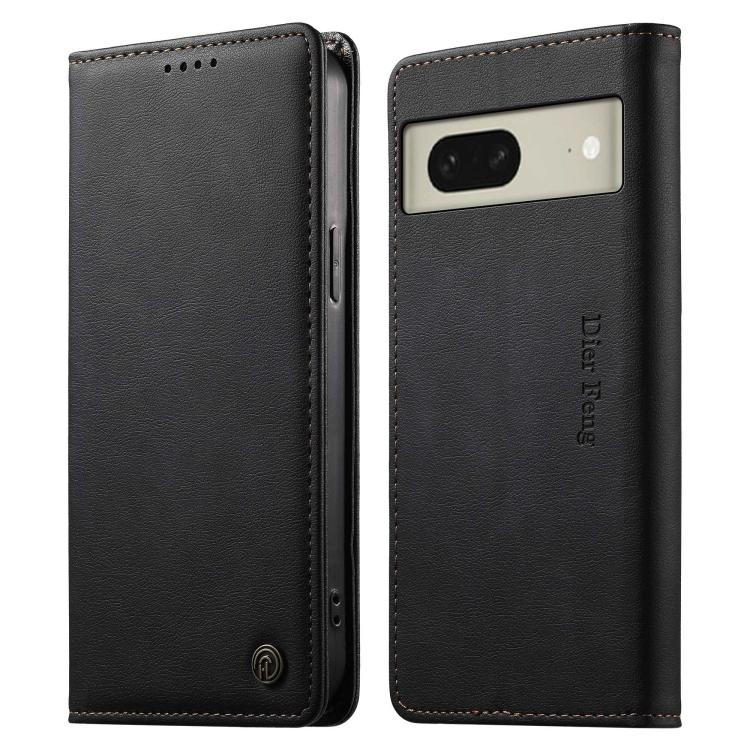 Dierfeng Metal Snap Magnetic RFID Vegan Leather Phone Case, For Google Pixel 11 Pro XL, For Google Pixel 11 / Pixel 11 Pro, For Google Pixel 10a, For Google Pixel 10 Pro XL / 9 Pro XL, For Google Pixel 10 / 10 Pro / 9 / 9 Pro, For Google Pixel 9a      ...