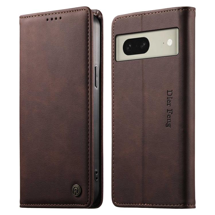 Dierfeng Metal Snap Magnetic RFID Vegan Leather Phone Case, For Google Pixel 11 Pro XL, For Google Pixel 11 / Pixel 11 Pro, For Google Pixel 10a, For Google Pixel 10 Pro XL / 9 Pro XL, For Google Pixel 10 / 10 Pro / 9 / 9 Pro, For Google Pixel 9a      ...