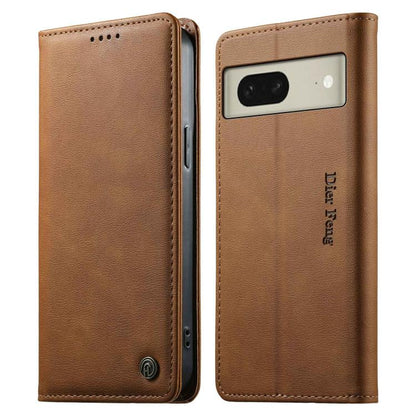 Dierfeng Metal Snap Magnetic RFID Vegan Leather Phone Case, For Google Pixel 11 Pro XL, For Google Pixel 11 / Pixel 11 Pro, For Google Pixel 10a, For Google Pixel 10 Pro XL / 9 Pro XL, For Google Pixel 10 / 10 Pro / 9 / 9 Pro, For Google Pixel 9a      ...