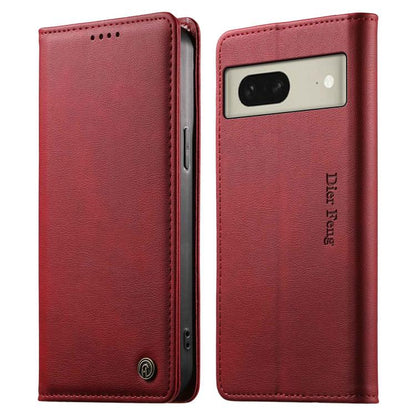 Dierfeng Metal Snap Magnetic RFID Vegan Leather Phone Case, For Google Pixel 11 Pro XL, For Google Pixel 11 / Pixel 11 Pro, For Google Pixel 10a, For Google Pixel 10 Pro XL / 9 Pro XL, For Google Pixel 10 / 10 Pro / 9 / 9 Pro, For Google Pixel 9a      ...
