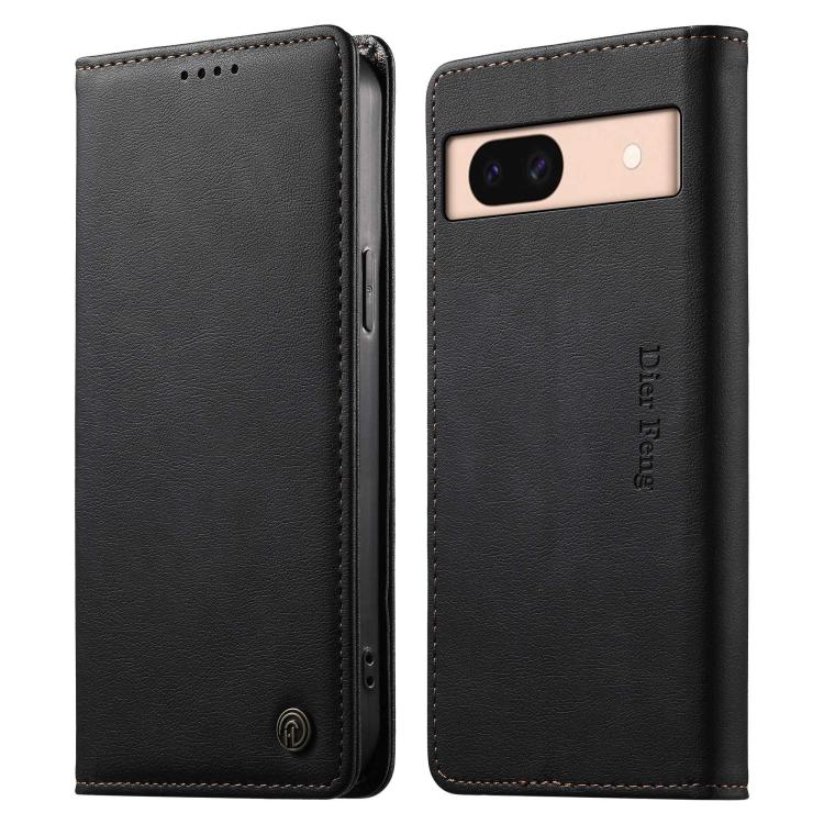 Dierfeng Metal Snap Magnetic RFID Vegan Leather Phone Case, For Google Pixel 11 Pro XL, For Google Pixel 11 / Pixel 11 Pro, For Google Pixel 10a, For Google Pixel 10 Pro XL / 9 Pro XL, For Google Pixel 10 / 10 Pro / 9 / 9 Pro, For Google Pixel 9a      ...