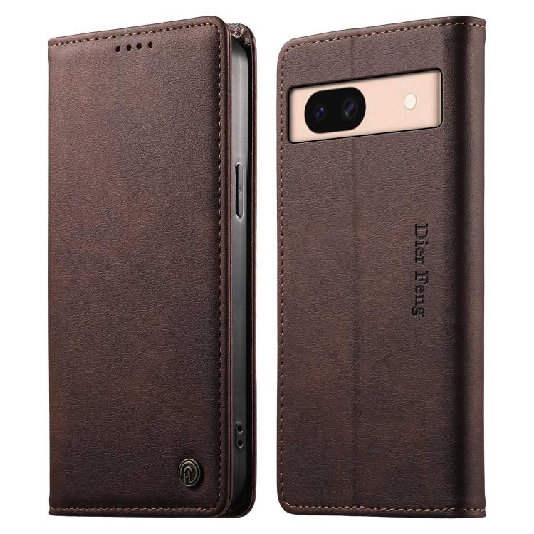Dierfeng Metal Snap Magnetic RFID Vegan Leather Phone Case, For Google Pixel 11 Pro XL, For Google Pixel 11 / Pixel 11 Pro, For Google Pixel 10a, For Google Pixel 10 Pro XL / 9 Pro XL, For Google Pixel 10 / 10 Pro / 9 / 9 Pro, For Google Pixel 9a      ...