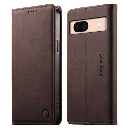 Dierfeng Metal Snap Magnetic RFID Vegan Leather Phone Case, For Google Pixel 11 Pro XL, For Google Pixel 11 / Pixel 11 Pro, For Google Pixel 10a, For Google Pixel 10 Pro XL / 9 Pro XL, For Google Pixel 10 / 10 Pro / 9 / 9 Pro, For Google Pixel 9a      ...