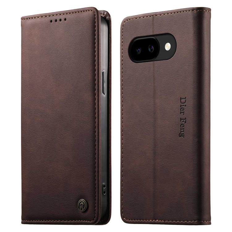 Dierfeng Metal Snap Magnetic RFID Vegan Leather Phone Case, For Google Pixel 11 Pro XL, For Google Pixel 11 / Pixel 11 Pro, For Google Pixel 10a, For Google Pixel 10 Pro XL / 9 Pro XL, For Google Pixel 10 / 10 Pro / 9 / 9 Pro, For Google Pixel 9a      ...