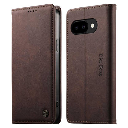 Dierfeng Metal Snap Magnetic RFID Vegan Leather Phone Case, For Google Pixel 11 Pro XL, For Google Pixel 11 / Pixel 11 Pro, For Google Pixel 10a, For Google Pixel 10 Pro XL / 9 Pro XL, For Google Pixel 10 / 10 Pro / 9 / 9 Pro, For Google Pixel 9a      ...