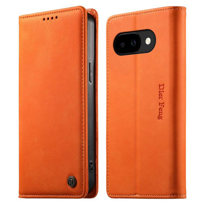 Dierfeng Metal Snap Magnetic RFID Vegan Leather Phone Case, For Google Pixel 11 Pro XL, For Google Pixel 11 / Pixel 11 Pro, For Google Pixel 10a, For Google Pixel 10 Pro XL / 9 Pro XL, For Google Pixel 10 / 10 Pro / 9 / 9 Pro, For Google Pixel 9a      ...