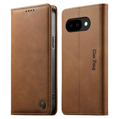Dierfeng Metal Snap Magnetic RFID Vegan Leather Phone Case, For Google Pixel 11 Pro XL, For Google Pixel 11 / Pixel 11 Pro, For Google Pixel 10a, For Google Pixel 10 Pro XL / 9 Pro XL, For Google Pixel 10 / 10 Pro / 9 / 9 Pro, For Google Pixel 9a      ...