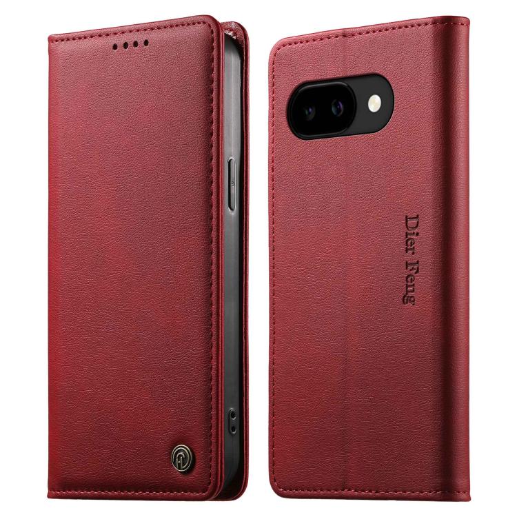 Dierfeng Metal Snap Magnetic RFID Vegan Leather Phone Case, For Google Pixel 11 Pro XL, For Google Pixel 11 / Pixel 11 Pro, For Google Pixel 10a, For Google Pixel 10 Pro XL / 9 Pro XL, For Google Pixel 10 / 10 Pro / 9 / 9 Pro, For Google Pixel 9a      ...