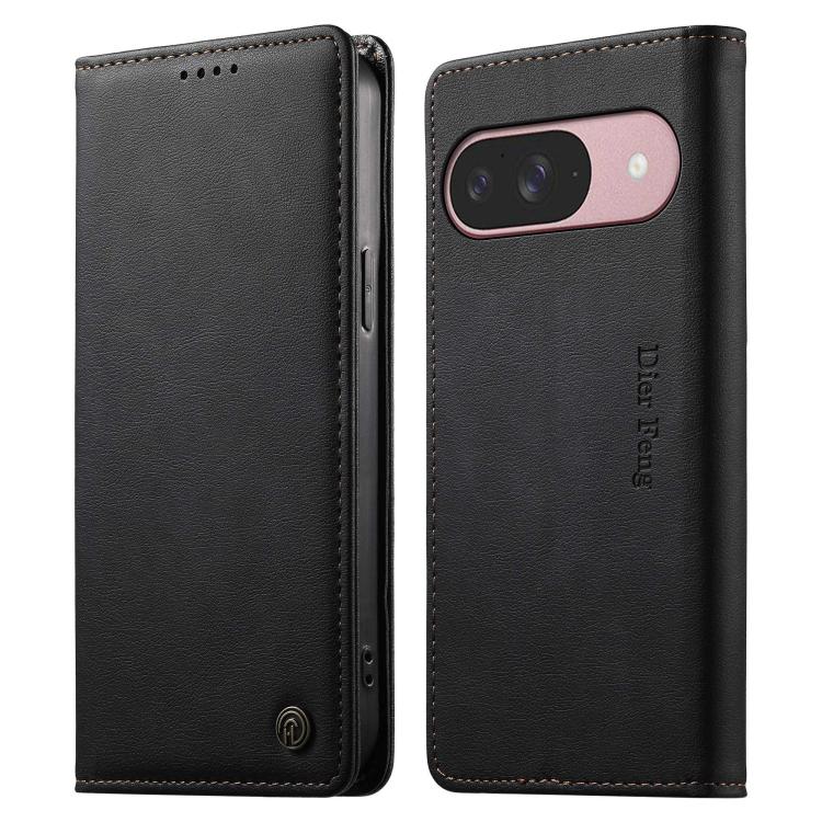 Dierfeng Metal Snap Magnetic RFID Vegan Leather Phone Case, For Google Pixel 11 Pro XL, For Google Pixel 11 / Pixel 11 Pro, For Google Pixel 10a, For Google Pixel 10 Pro XL / 9 Pro XL, For Google Pixel 10 / 10 Pro / 9 / 9 Pro, For Google Pixel 9a      ...