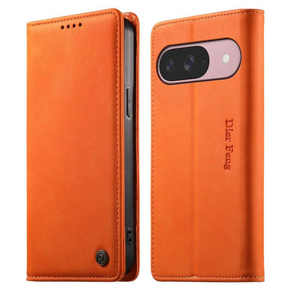 Dierfeng Metal Snap Magnetic RFID Vegan Leather Phone Case, For Google Pixel 11 Pro XL, For Google Pixel 11 / Pixel 11 Pro, For Google Pixel 10a, For Google Pixel 10 Pro XL / 9 Pro XL, For Google Pixel 10 / 10 Pro / 9 / 9 Pro, For Google Pixel 9a      ...