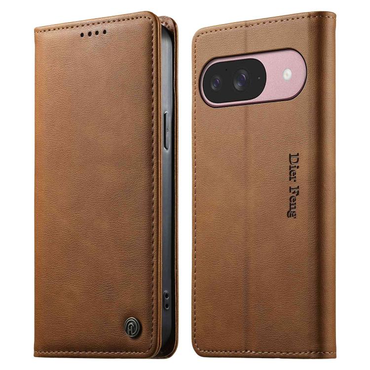 Dierfeng Metal Snap Magnetic RFID Vegan Leather Phone Case, For Google Pixel 11 Pro XL, For Google Pixel 11 / Pixel 11 Pro, For Google Pixel 10a, For Google Pixel 10 Pro XL / 9 Pro XL, For Google Pixel 10 / 10 Pro / 9 / 9 Pro, For Google Pixel 9a      ...