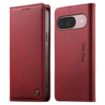 Dierfeng Metal Snap Magnetic RFID Vegan Leather Phone Case, For Google Pixel 11 Pro XL, For Google Pixel 11 / Pixel 11 Pro, For Google Pixel 10a, For Google Pixel 10 Pro XL / 9 Pro XL, For Google Pixel 10 / 10 Pro / 9 / 9 Pro, For Google Pixel 9a      ...