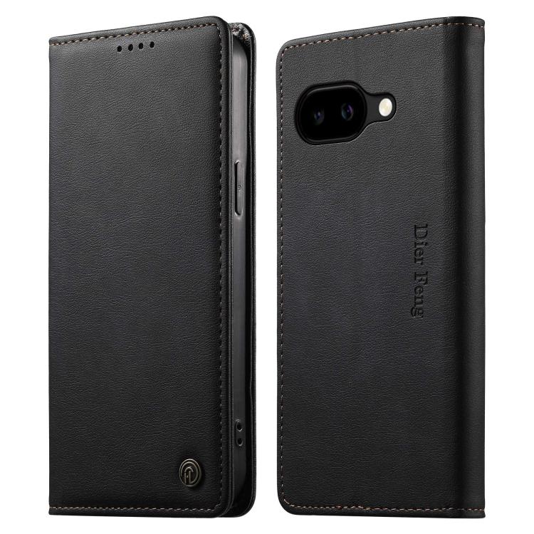 Dierfeng Metal Snap Magnetic RFID Vegan Leather Phone Case, For Google Pixel 11 Pro XL, For Google Pixel 11 / Pixel 11 Pro, For Google Pixel 10a, For Google Pixel 10 Pro XL / 9 Pro XL, For Google Pixel 10 / 10 Pro / 9 / 9 Pro, For Google Pixel 9a      ...
