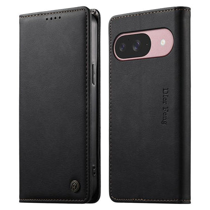 Dierfeng Metal Snap Magnetic RFID Vegan Leather Phone Case, For Google Pixel 11 Pro XL, For Google Pixel 11 / Pixel 11 Pro, For Google Pixel 10a, For Google Pixel 10 Pro XL / 9 Pro XL, For Google Pixel 10 / 10 Pro / 9 / 9 Pro, For Google Pixel 9a      ...