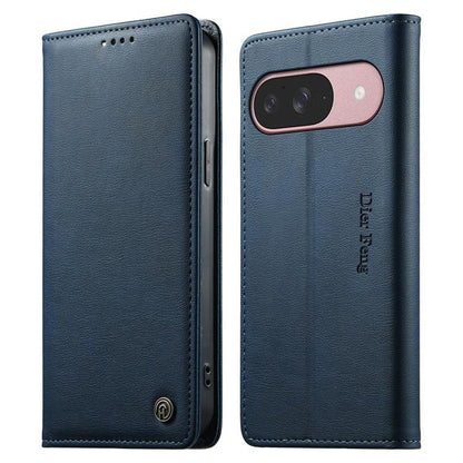 Dierfeng Metal Snap Magnetic RFID Vegan Leather Phone Case, For Google Pixel 11 Pro XL, For Google Pixel 11 / Pixel 11 Pro, For Google Pixel 10a, For Google Pixel 10 Pro XL / 9 Pro XL, For Google Pixel 10 / 10 Pro / 9 / 9 Pro, For Google Pixel 9a      ...