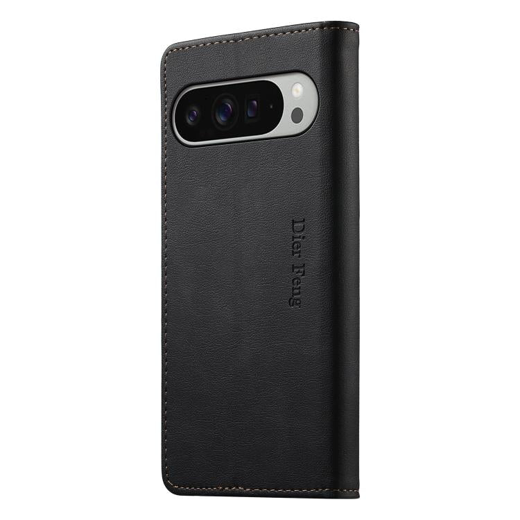 Dierfeng Metal Snap Magnetic RFID Vegan Leather Phone Case, For Google Pixel 11 Pro XL, For Google Pixel 11 / Pixel 11 Pro, For Google Pixel 10a, For Google Pixel 10 Pro XL / 9 Pro XL, For Google Pixel 10 / 10 Pro / 9 / 9 Pro, For Google Pixel 9a      ...