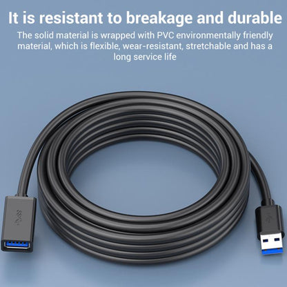 WG138 USB 3.0 Male to Female Extension Cable Extended Data Transfer Cord for Computer U-disk Mouse, 0.3m, 0.5m, 1m, 1.5m, 2m, 3m, 5m