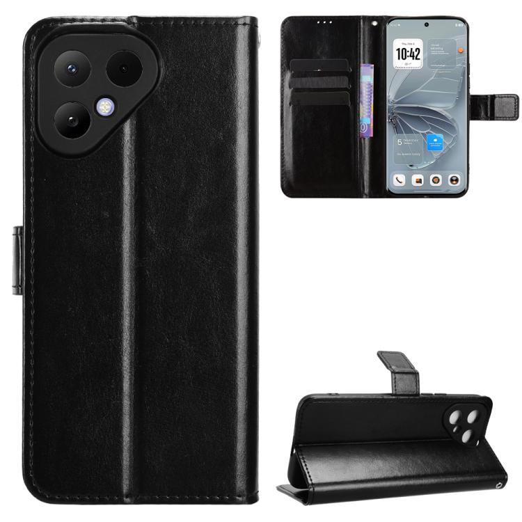Retro Crazy Horse Texture Vegan Leather Phone Case, For Tecno Spark 50 5G, For Tecno Pova Curve 2 5G, For Tecno Spark 50 4G, For Tecno Camon 50 Pro 4G, For Tecno Camon 50 4G