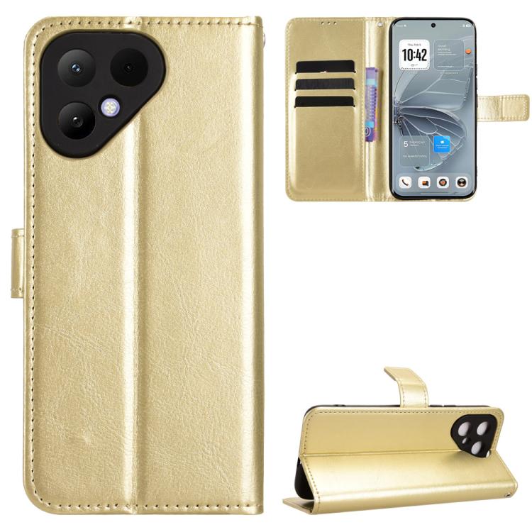 Retro Crazy Horse Texture Vegan Leather Phone Case, For Tecno Spark 50 5G, For Tecno Pova Curve 2 5G, For Tecno Spark 50 4G, For Tecno Camon 50 Pro 4G, For Tecno Camon 50 4G