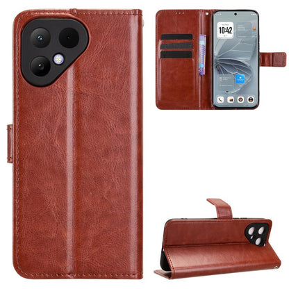 Retro Crazy Horse Texture Vegan Leather Phone Case, For Tecno Spark 50 5G, For Tecno Pova Curve 2 5G, For Tecno Spark 50 4G, For Tecno Camon 50 Pro 4G, For Tecno Camon 50 4G