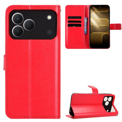 Retro Crazy Horse Texture Vegan Leather Phone Case, For Tecno Spark 50 5G, For Tecno Pova Curve 2 5G, For Tecno Spark 50 4G, For Tecno Camon 50 Pro 4G, For Tecno Camon 50 4G