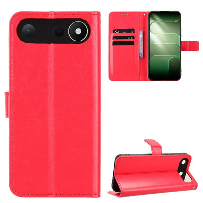 Retro Crazy Horse Texture Vegan Leather Phone Case, For Tecno Spark 50 5G, For Tecno Pova Curve 2 5G, For Tecno Spark 50 4G, For Tecno Camon 50 Pro 4G, For Tecno Camon 50 4G