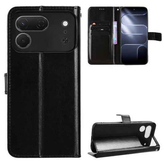 Retro Crazy Horse Texture Vegan Leather Phone Case, For Tecno Spark 50 Pro 4G, For Tecno Pova 8 Pro 5G, For Tecno Camon Slim 4G, For Tecno Pova 8 5G, For Tecno Spark 50 5G, For Tecno Pova Curve 2 5G, For Tecno Spark 50 4G, For Tecno Camon 50 Pro 4G    ...
