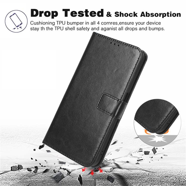 Retro Crazy Horse Texture Vegan Leather Phone Case, For Tecno Spark 50 5G, For Tecno Pova Curve 2 5G, For Tecno Spark 50 4G, For Tecno Camon 50 Pro 4G, For Tecno Camon 50 4G