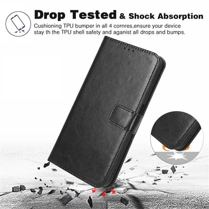 Retro Crazy Horse Texture Vegan Leather Phone Case, For Tecno Spark 50 5G, For Tecno Pova Curve 2 5G, For Tecno Spark 50 4G, For Tecno Camon 50 Pro 4G, For Tecno Camon 50 4G