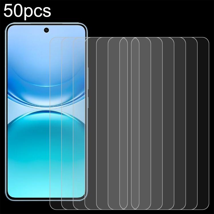 50pcs 0.26mm 9H 2.5D Tempered Glass Film, For vivo Y31s 5G 2026, For vivo Y6t 5G / Y6 5G, For vivo T5 4G, For vivo Y27 5G / 4G 2023, For vivo Y51 Pro 5G, For vivo iQOO Z11 5G, For vivo Y500s 5G, For vivo Y60m 5G