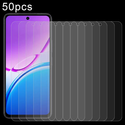 50pcs 0.26mm 9H 2.5D Tempered Glass Film, For vivo Y31s 5G 2026, For vivo Y6t 5G / Y6 5G, For vivo T5 4G, For vivo Y27 5G / 4G 2023, For vivo Y51 Pro 5G, For vivo iQOO Z11 5G, For vivo Y500s 5G, For vivo Y60m 5G