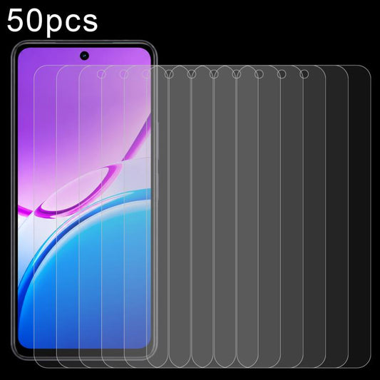 50 films en verre trempé 0,26 mm 9H 2.5D, pour vivo Y31s 5G 2026, pour vivo Y6t 5G / Y6 5G, pour vivo T5 4G, pour vivo Y27 5G / 4G 2023, pour vivo Y51 Pro 5G, pour vivo iQOO Z11 5G, pour vivo Y500s 5G, pour vivo Y60m 5G