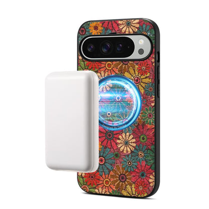 Denior A07 Flower Language Series Magnetic Vegan Leather Phone Case, For Google Pixel 10 Pro XL