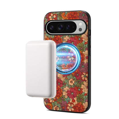 Denior A07 Flower Language Series Magnetic Vegan Leather Phone Case, For Google Pixel 10 Pro XL