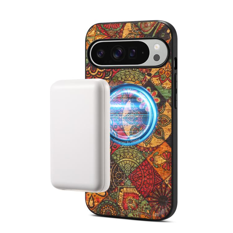 Denior A07 Flower Language Series Magnetic Vegan Leather Phone Case, For Google Pixel 10 Pro XL