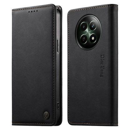 Dierfeng Metal Snap Magnetic RFID Vegan Leather Phone Case, For Realme 13 Pro / Realme 13 Pro+, For Realme 12 5G / 12x / C65 5G, For Realme GT 6, For Realme C67 4G / Realme 12 Lite, For Realme 12 Pro / 12 Pro+, For Realme C53 / Narzo N53               ...