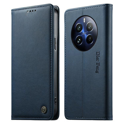Dierfeng Metal Snap Magnetic RFID Vegan Leather Phone Case, For Realme 13 Pro / Realme 13 Pro+, For Realme 12 5G / 12x / C65 5G, For Realme GT 6, For Realme C67 4G / Realme 12 Lite, For Realme 12 Pro / 12 Pro+, For Realme C53 / Narzo N53               ...
