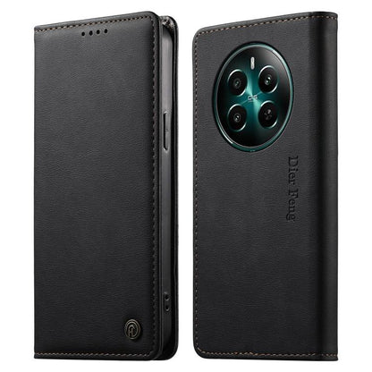 Dierfeng Metal Snap Magnetic RFID Vegan Leather Phone Case, For Realme 16T 5G, For Realme C100 4G, For Realme C85 5G / C83 5G / 15x 5G India, For Realme 16 5G, For Realme 16 Pro+ 5G, For Realme 16 Pro 5G, For Realme C85 Pro 4G, For Realme 15T 5G       ...