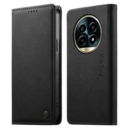Dierfeng Metal Snap Magnetic RFID Vegan Leather Phone Case, For Realme 13 Pro / Realme 13 Pro+, For Realme 12 5G / 12x / C65 5G, For Realme GT 6, For Realme C67 4G / Realme 12 Lite, For Realme 12 Pro / 12 Pro+, For Realme C53 / Narzo N53               ...