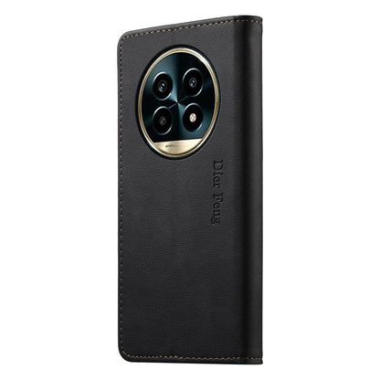 Dierfeng Metal Snap Magnetic RFID Vegan Leather Phone Case, For Realme 13 Pro / Realme 13 Pro+, For Realme 12 5G / 12x / C65 5G, For Realme GT 6, For Realme C67 4G / Realme 12 Lite, For Realme 12 Pro / 12 Pro+, For Realme C53 / Narzo N53               ...